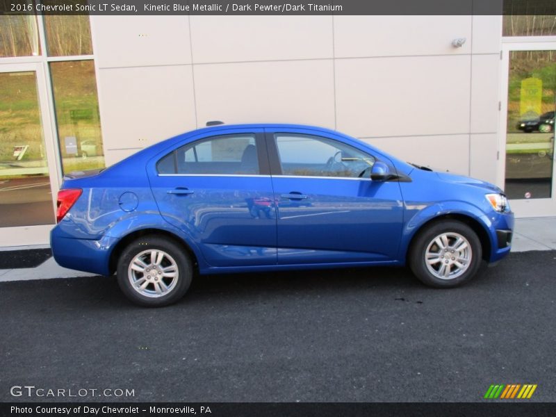 Kinetic Blue Metallic / Dark Pewter/Dark Titanium 2016 Chevrolet Sonic LT Sedan