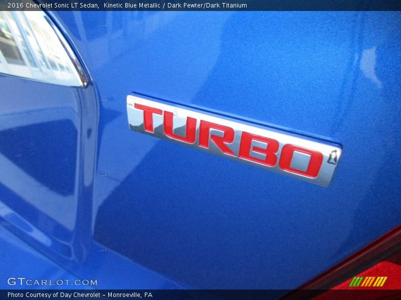 Kinetic Blue Metallic / Dark Pewter/Dark Titanium 2016 Chevrolet Sonic LT Sedan