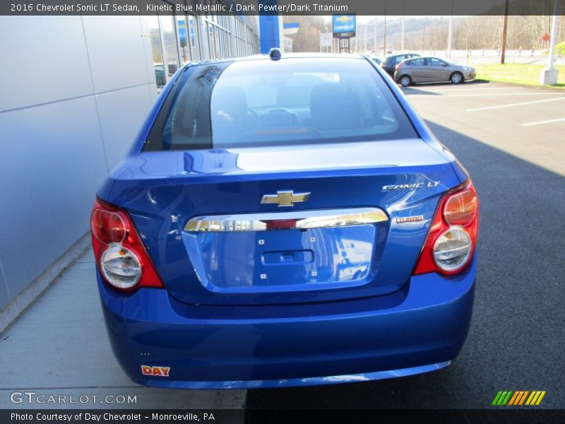 Kinetic Blue Metallic / Dark Pewter/Dark Titanium 2016 Chevrolet Sonic LT Sedan