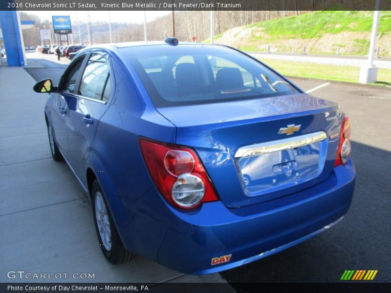 Kinetic Blue Metallic / Dark Pewter/Dark Titanium 2016 Chevrolet Sonic LT Sedan
