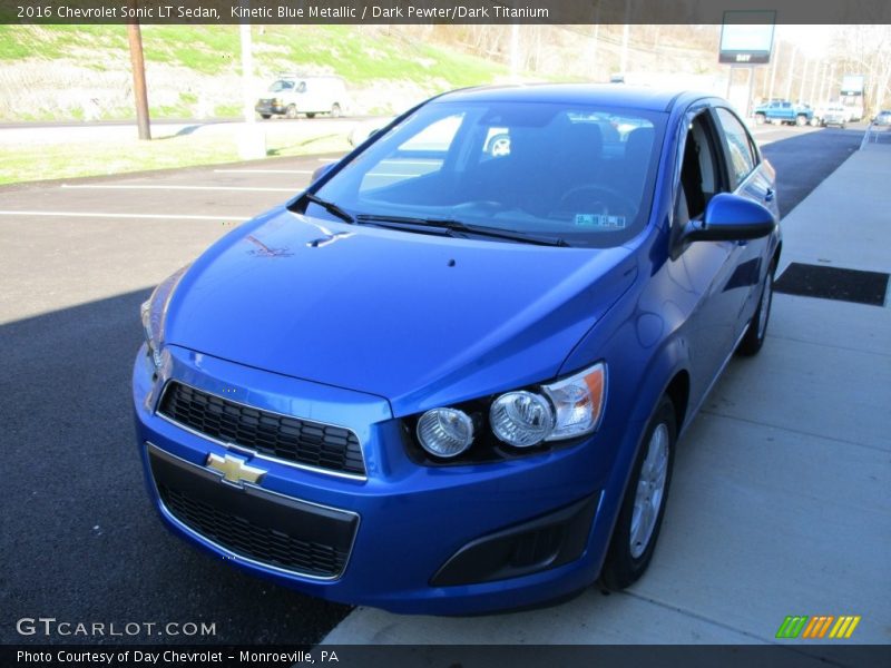 Kinetic Blue Metallic / Dark Pewter/Dark Titanium 2016 Chevrolet Sonic LT Sedan