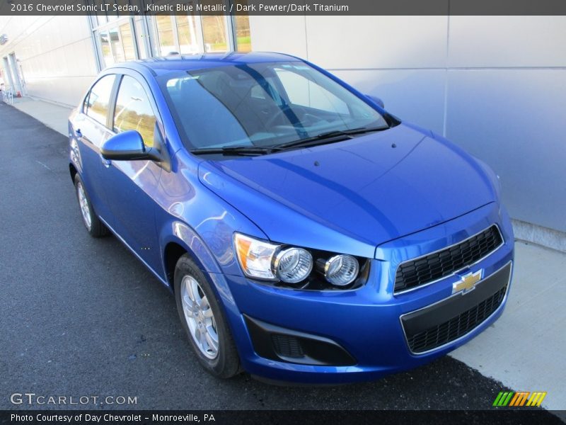 Kinetic Blue Metallic / Dark Pewter/Dark Titanium 2016 Chevrolet Sonic LT Sedan