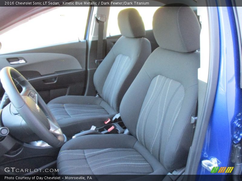 Kinetic Blue Metallic / Dark Pewter/Dark Titanium 2016 Chevrolet Sonic LT Sedan