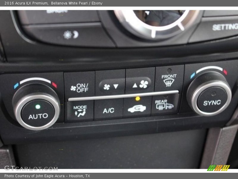 Bellanova White Pearl / Ebony 2016 Acura ILX Premium
