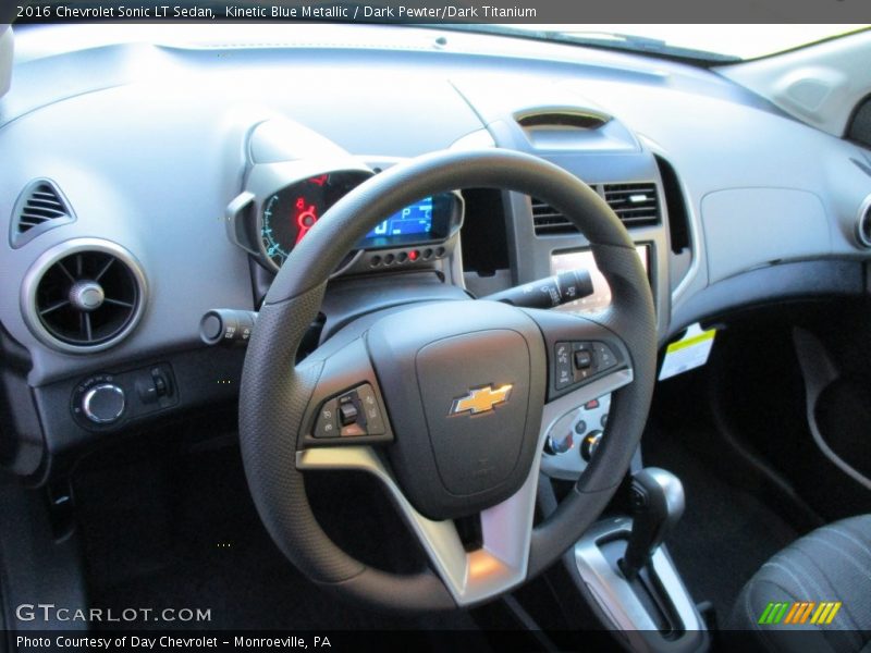 Kinetic Blue Metallic / Dark Pewter/Dark Titanium 2016 Chevrolet Sonic LT Sedan