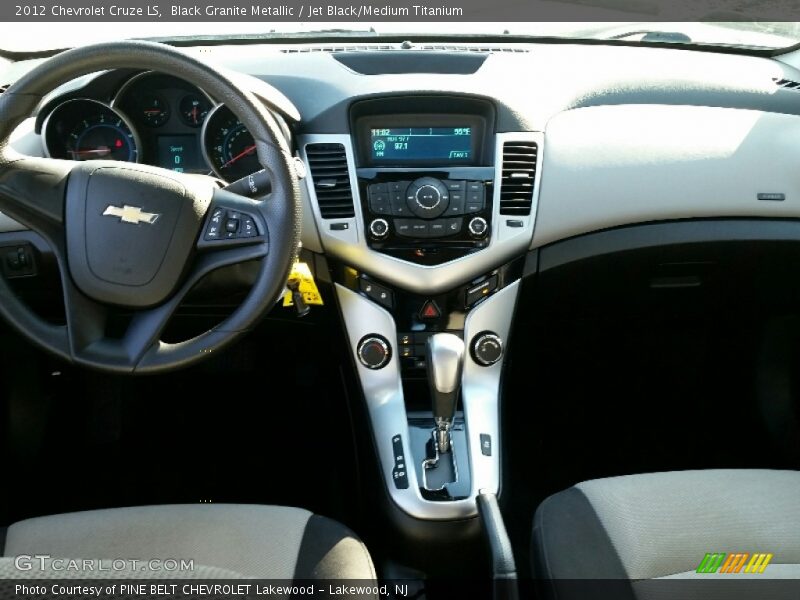 Black Granite Metallic / Jet Black/Medium Titanium 2012 Chevrolet Cruze LS