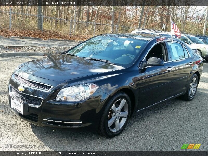 Black Granite Metallic / Ebony 2012 Chevrolet Malibu LT
