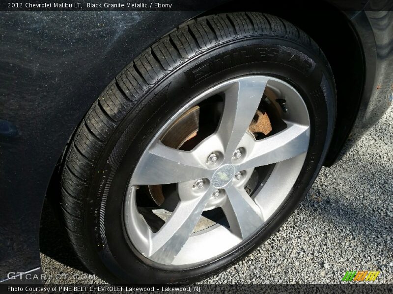Black Granite Metallic / Ebony 2012 Chevrolet Malibu LT