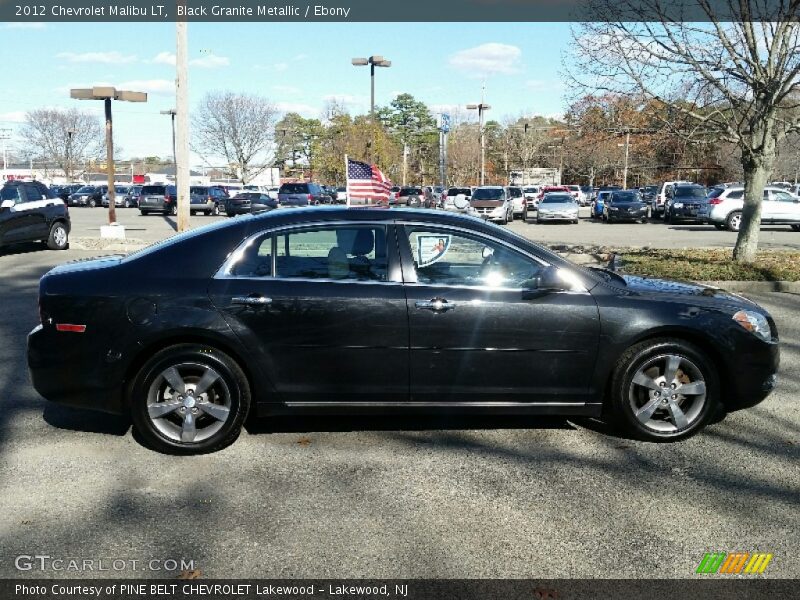 Black Granite Metallic / Ebony 2012 Chevrolet Malibu LT