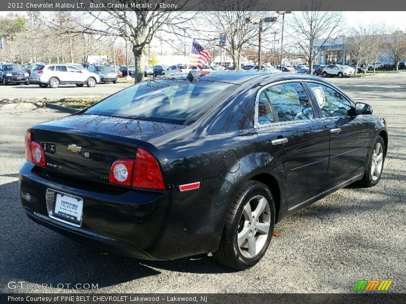 Black Granite Metallic / Ebony 2012 Chevrolet Malibu LT
