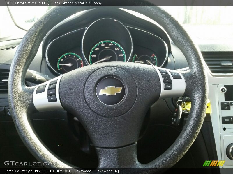 Black Granite Metallic / Ebony 2012 Chevrolet Malibu LT
