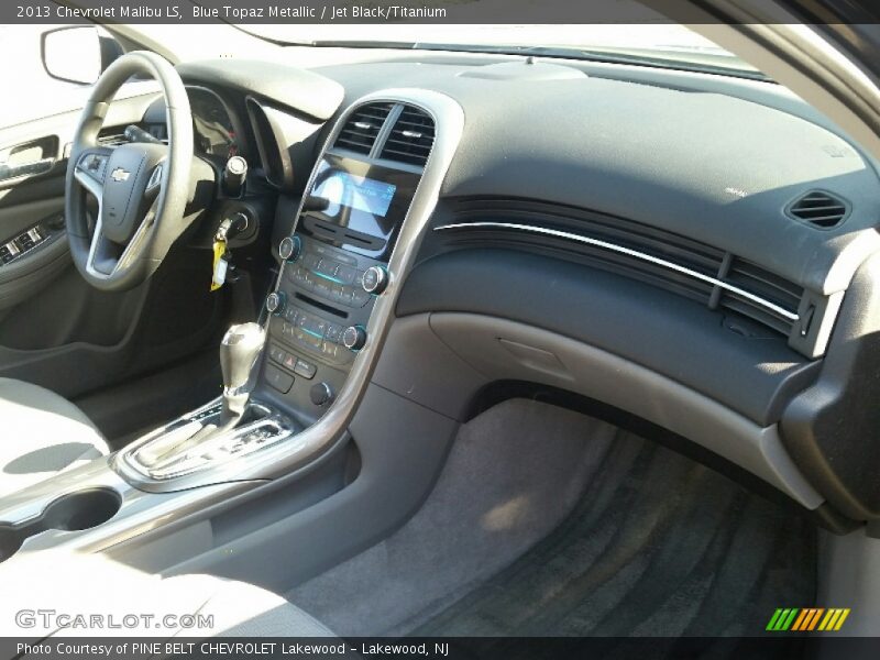 Blue Topaz Metallic / Jet Black/Titanium 2013 Chevrolet Malibu LS