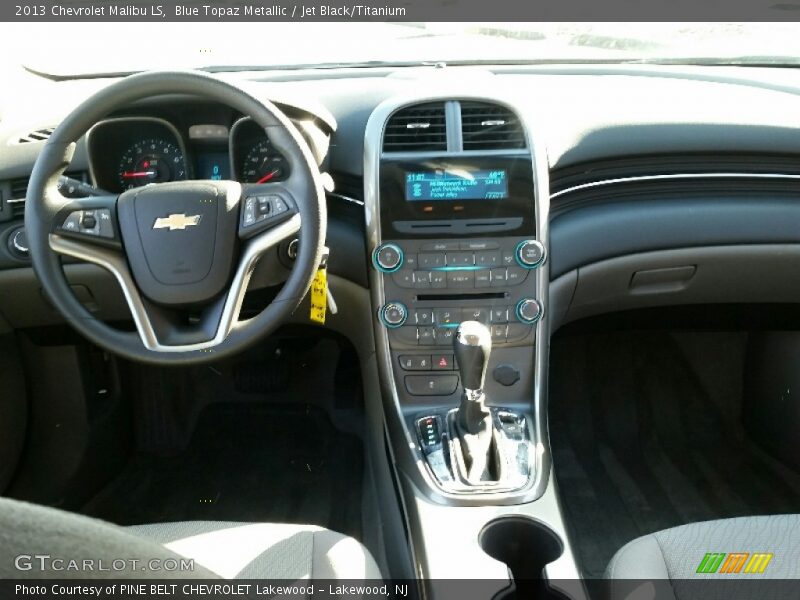 Blue Topaz Metallic / Jet Black/Titanium 2013 Chevrolet Malibu LS