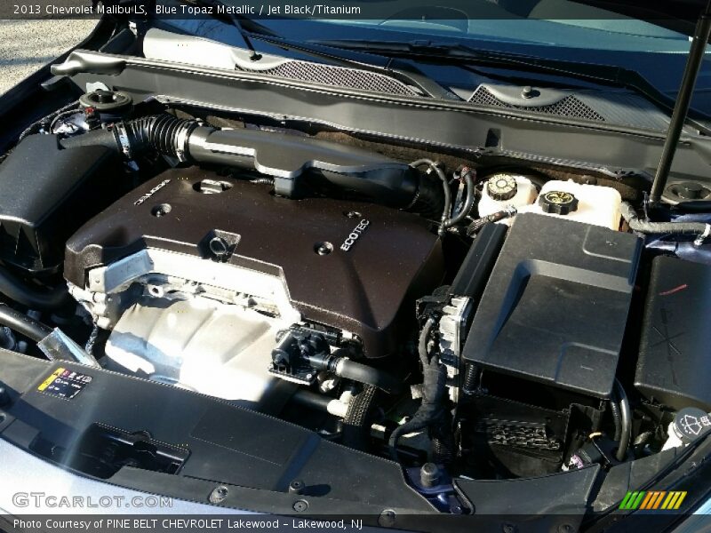 Blue Topaz Metallic / Jet Black/Titanium 2013 Chevrolet Malibu LS