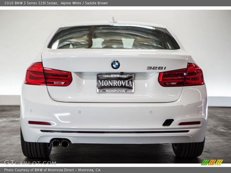 Alpine White / Saddle Brown 2016 BMW 3 Series 328i Sedan