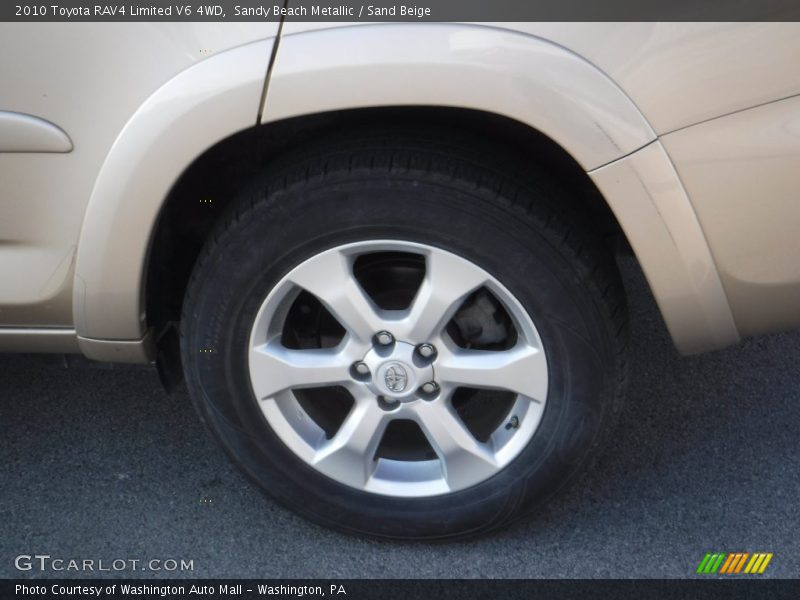Sandy Beach Metallic / Sand Beige 2010 Toyota RAV4 Limited V6 4WD