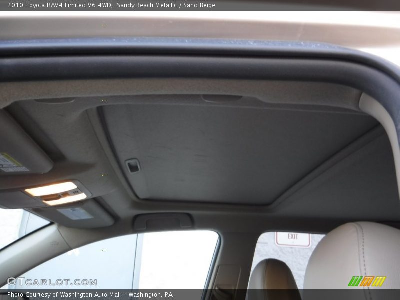 Sandy Beach Metallic / Sand Beige 2010 Toyota RAV4 Limited V6 4WD