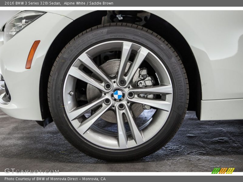 Alpine White / Saddle Brown 2016 BMW 3 Series 328i Sedan