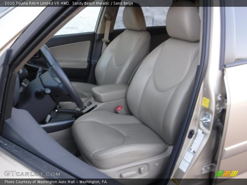 Sandy Beach Metallic / Sand Beige 2010 Toyota RAV4 Limited V6 4WD