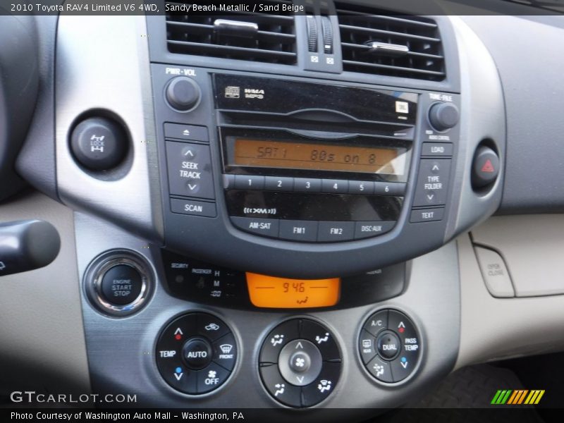 Sandy Beach Metallic / Sand Beige 2010 Toyota RAV4 Limited V6 4WD