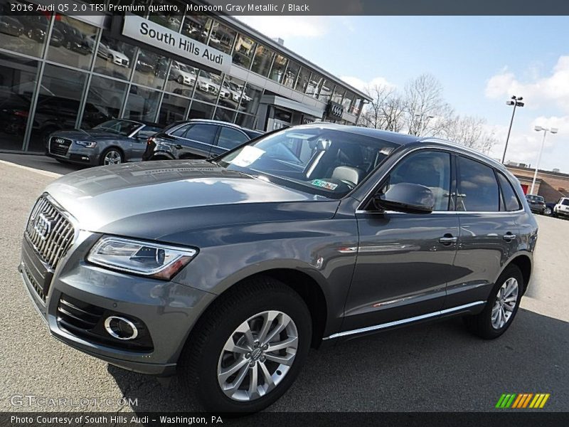 Monsoon Gray Metallic / Black 2016 Audi Q5 2.0 TFSI Premium quattro