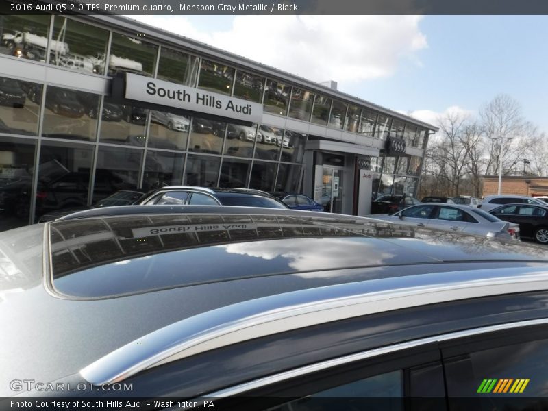 Monsoon Gray Metallic / Black 2016 Audi Q5 2.0 TFSI Premium quattro