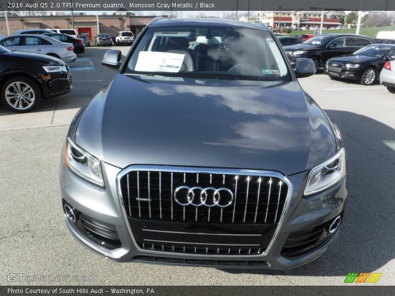 Monsoon Gray Metallic / Black 2016 Audi Q5 2.0 TFSI Premium quattro