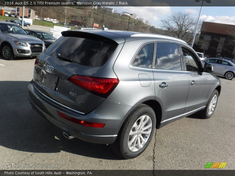 Monsoon Gray Metallic / Black 2016 Audi Q5 2.0 TFSI Premium quattro
