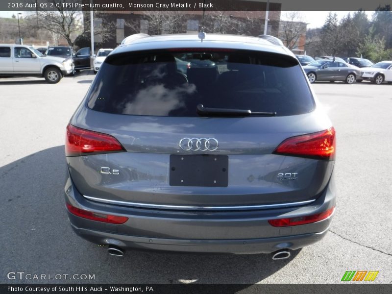 Monsoon Gray Metallic / Black 2016 Audi Q5 2.0 TFSI Premium quattro