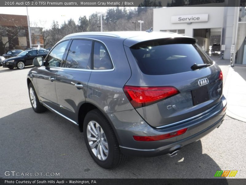 Monsoon Gray Metallic / Black 2016 Audi Q5 2.0 TFSI Premium quattro