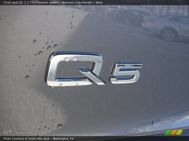 Monsoon Gray Metallic / Black 2016 Audi Q5 2.0 TFSI Premium quattro
