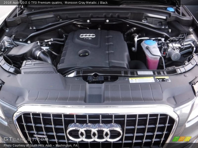 Monsoon Gray Metallic / Black 2016 Audi Q5 2.0 TFSI Premium quattro