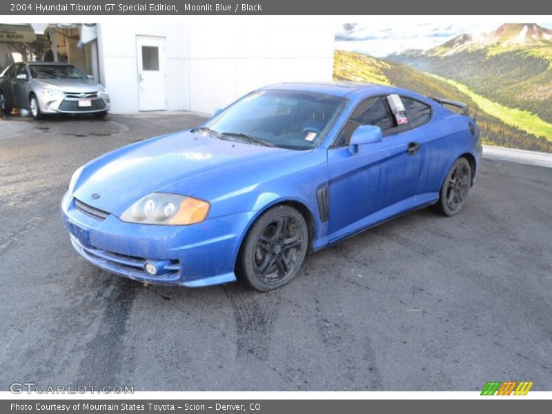 Moonlit Blue / Black 2004 Hyundai Tiburon GT Special Edition