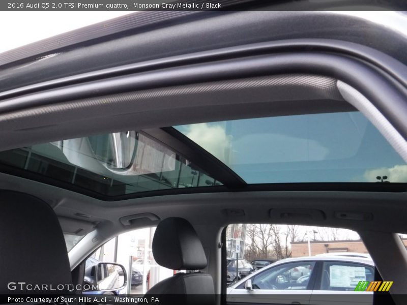 Monsoon Gray Metallic / Black 2016 Audi Q5 2.0 TFSI Premium quattro
