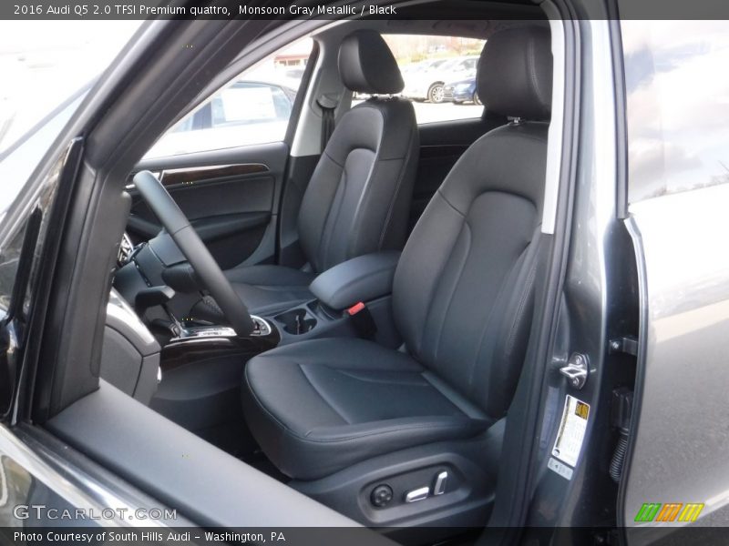 Monsoon Gray Metallic / Black 2016 Audi Q5 2.0 TFSI Premium quattro