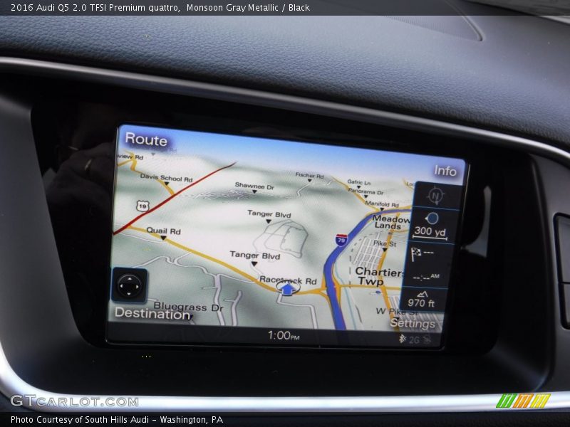 Monsoon Gray Metallic / Black 2016 Audi Q5 2.0 TFSI Premium quattro