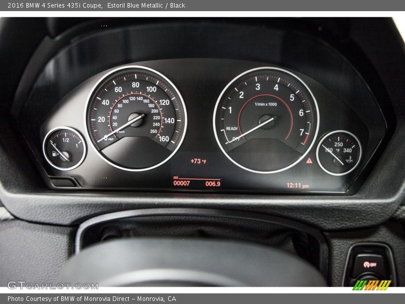  2016 4 Series 435i Coupe 435i Coupe Gauges