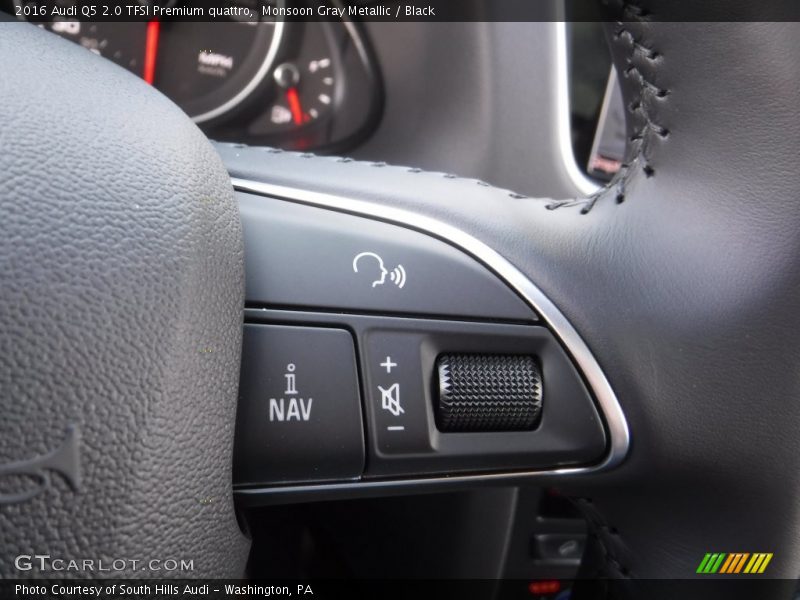 Monsoon Gray Metallic / Black 2016 Audi Q5 2.0 TFSI Premium quattro