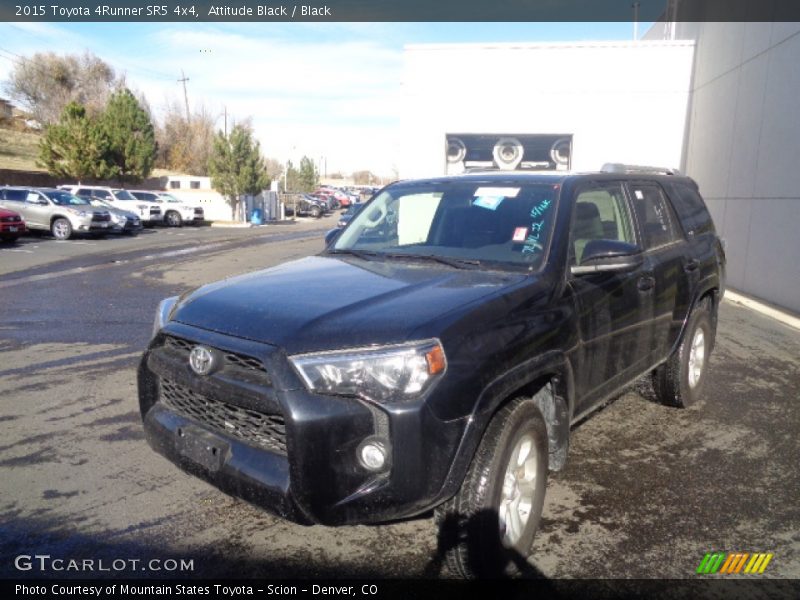 Attitude Black / Black 2015 Toyota 4Runner SR5 4x4