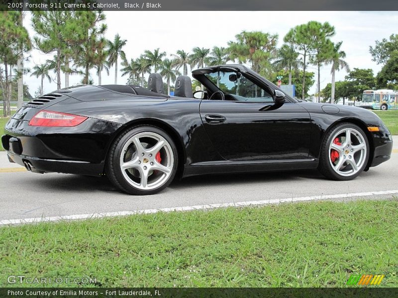 Black / Black 2005 Porsche 911 Carrera S Cabriolet