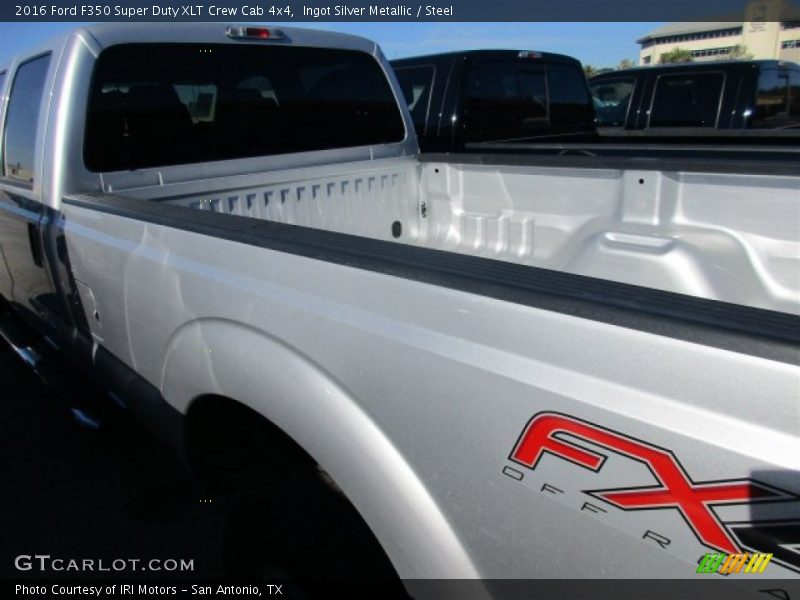 Ingot Silver Metallic / Steel 2016 Ford F350 Super Duty XLT Crew Cab 4x4