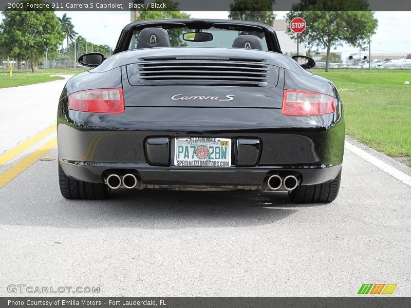Black / Black 2005 Porsche 911 Carrera S Cabriolet