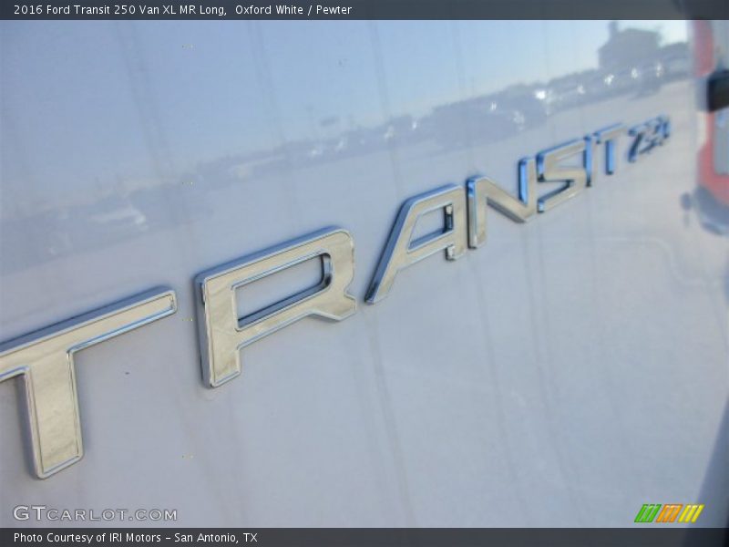 Oxford White / Pewter 2016 Ford Transit 250 Van XL MR Long
