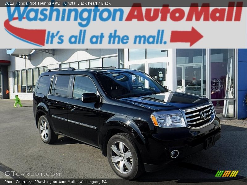 Crystal Black Pearl / Black 2013 Honda Pilot Touring 4WD