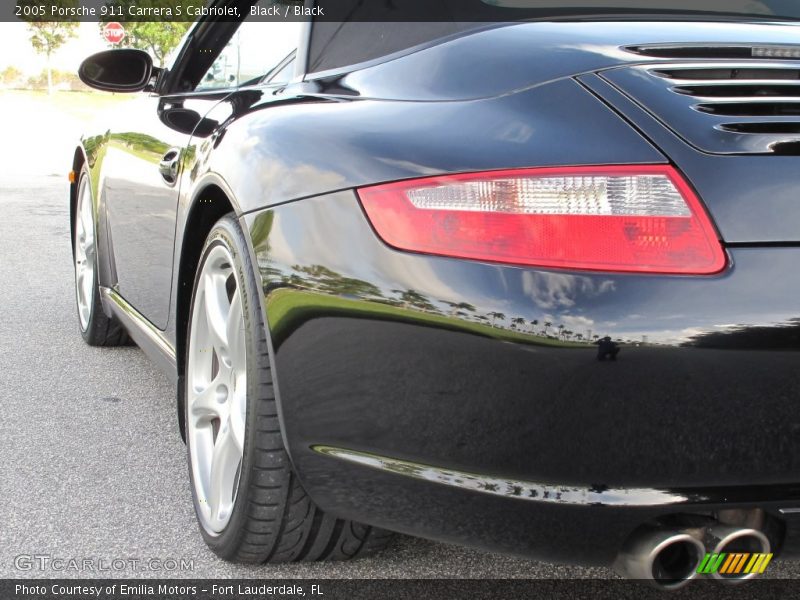 Black / Black 2005 Porsche 911 Carrera S Cabriolet