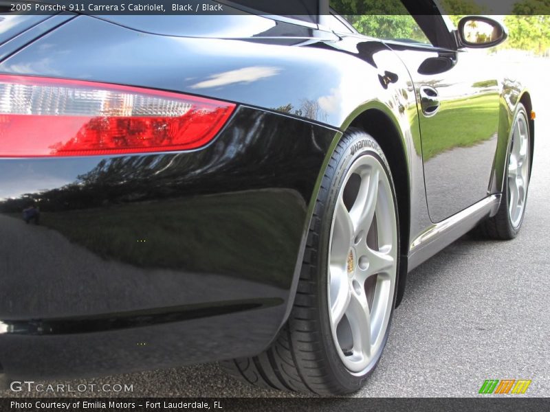 Black / Black 2005 Porsche 911 Carrera S Cabriolet