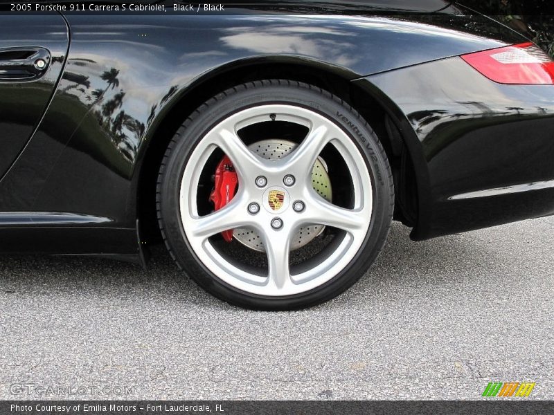 Black / Black 2005 Porsche 911 Carrera S Cabriolet