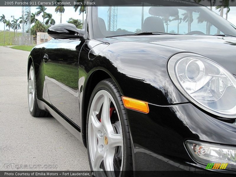 Black / Black 2005 Porsche 911 Carrera S Cabriolet