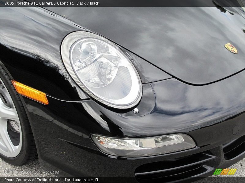 Black / Black 2005 Porsche 911 Carrera S Cabriolet