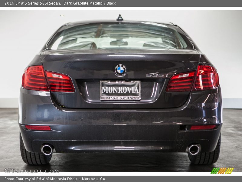 Dark Graphite Metallic / Black 2016 BMW 5 Series 535i Sedan